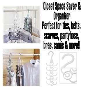 3pc CLOSET SPACE SAVER & ORGANIZER